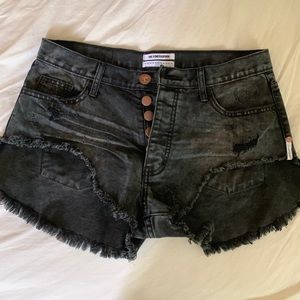 One Teaspoon Rollers Denim Shorts Size 27